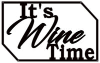 Wine Time Laser Cut Out Wall Decor Silhouette Metal Sign