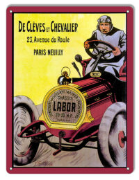 DeCleves Chevalier Garage Art Reproduction Man Cave Metal Sign