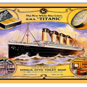 Vinolia Soap Nostalgic Reproduction Wall Art Metal Sign