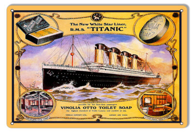 Vinolia Soap Nostalgic Reproduction Wall Art Metal Sign