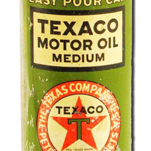 Texaco Motor Oil Cut Out Reproduction Garage Art Metal Sign