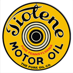 Tiolene Motor Oil Reproduction Garage Art Metal Sign