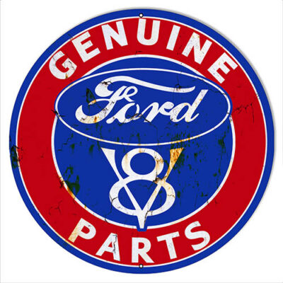 Genuine Ford Parts Vintage Reproduction Metal Sign