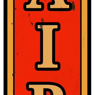 Air Garage Shop Reproduction Laser Cut Out Metal Sign