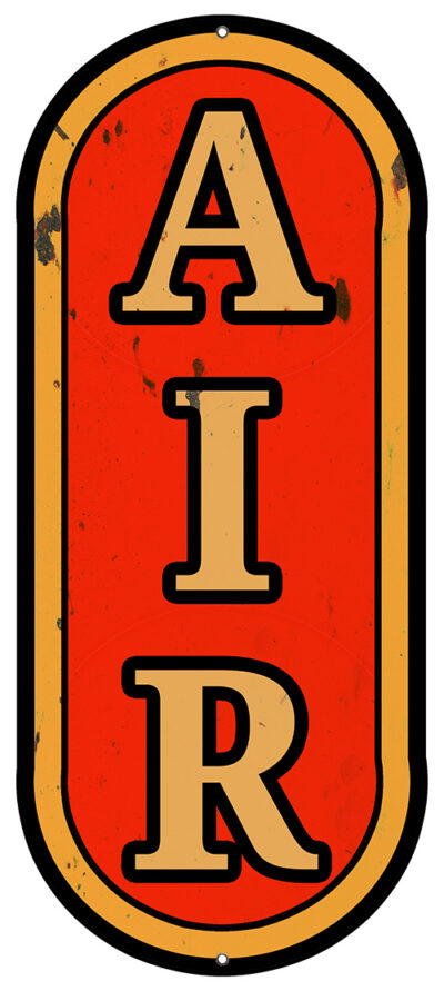 Air Garage Shop Reproduction Laser Cut Out Metal Sign