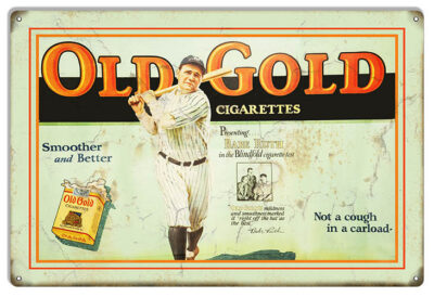 Old Gold Cigarettes Reproduction Vintage Cigar Metal Sign