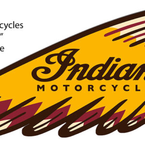 Indian Motorcycle Indian Head Laser Cut Out Metal Sign