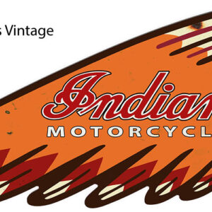 Indian Motorcycle Indian Head Laser Cut Out Metal Sign