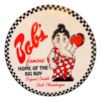 Vintage Bob's Big Boy Reproduction Metal Sign