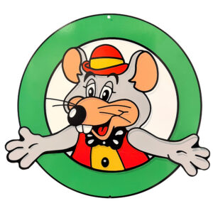 Chuck E. Cheese Reproduction Metal Sign