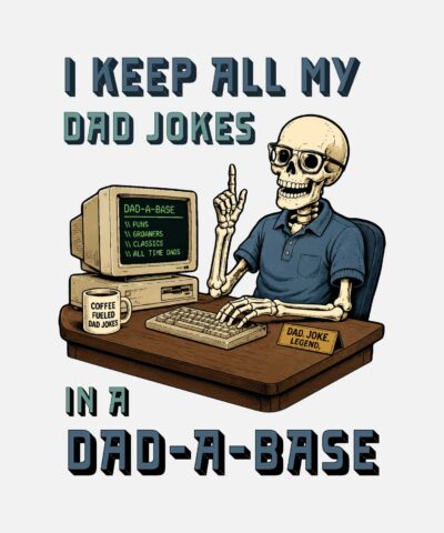I Keep All My Dad Jokes in a Dad-A-Base Sign