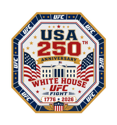 USA 250 Anniversary White House UFC Sign